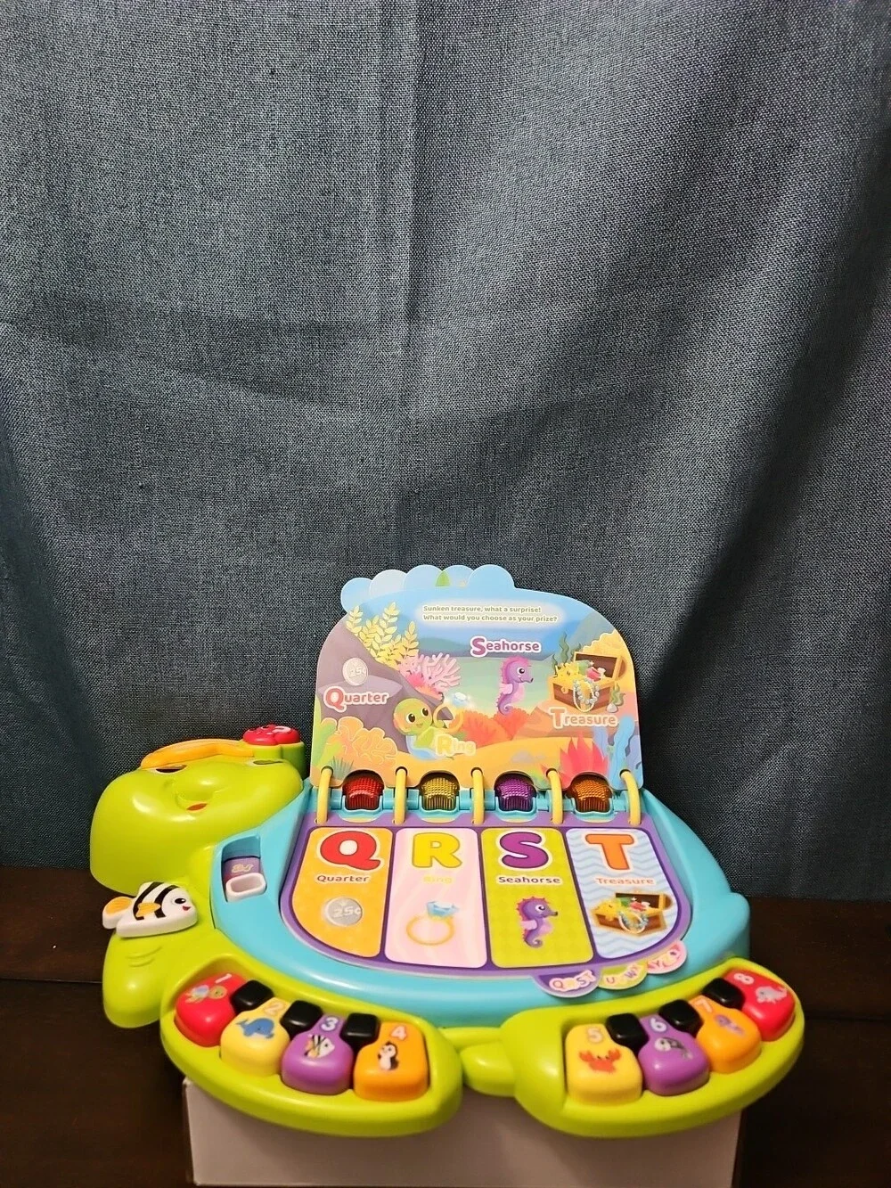VTech Touch & Teach Sea Turtle | Interactive Learning Book Toy | Phonics & Music